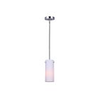 Canarm LANDER IPL1063A01CH 1-Light Chrome 60W Rod Pendant