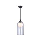 Canarm Pelia IPL1142A01BK 1-Light Matte Black 60W Cord Pendant