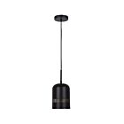 Canarm IPL1207A01BK6 1-Light 60W Matte Black Pendant