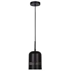 Canarm IPL1207A01BK6 1-Light 60W Matte Black Pendant