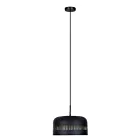 Canarm IPL1207A01BK 1-Light 60W Matte Black Pendant