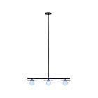 Canarm IPL1209A03BK9 3-Lights 120W Matte Black Pendant