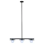 Canarm IPL1209A03BK9 3-Lights 120W Matte Black Pendant