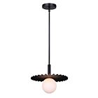 Canarm IPL1210A01BK9 1-Light 40W Matte Black Pendant