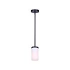 Canarm IPL1234A01BK-FO Britton 1-Light 60W Matte Black Pendant