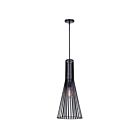 Canarm IPL1238A01BK24 Elim 1-Light 60W Matte Black Pendant