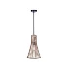 Canarm IPL1238A01BKB Elim 1-Light 60W Matte Black Pendant