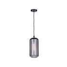 Canarm IPL1250A01BK-SR Malek 1-Light 60W Matte Black Pendant