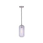 Canarm IPL1250A01BN-CR Malek 1-Light 60W Brushed Nickel Pendant