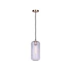 Canarm IPL1250A01GD-CR Malek 1-Light 60W Gold Pendant