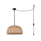 Canarm Hanoi IPL2109B01BK 1-Light Matte Black Chain Pendant