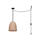 Canarm Malmo IPL2113B01BKR 1-Light Matte Black Chain Pendant