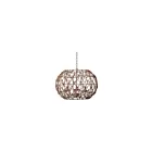 Canarm IPL2124B03BR20 3-Lights 180W Brown Pendant