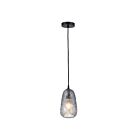 Canarm IPL2155B01BK Eden 1-Light Matte Black Pendant