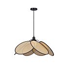 Canarm IPL2182B01BKP 1-Light 60W Matte Black Pendant