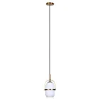 Canarm IPL2190B01GD 1-Light 60W Gold Pendant