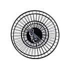 Canarm IPL2193B01BK 1-Light 60W Matte Black Pendant