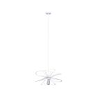 Canarm IPL2193B01WH 1-Light 60W Matte White Pendant