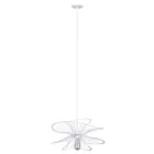 Canarm IPL2193B01WH 1-Light 60W Matte White Pendant