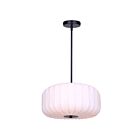 Canarm IPL2253B03BK16 Elle 3-Lights 180W Matte Black Pendant