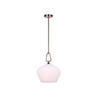 Canarm IPL2258B01GD Gia 1-Light 60W Gold Pendant
