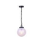 Canarm IPL2259B01BK Sonnet 1-Light 60W Matte Black Pendant