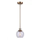 Canarm LANDRY IPL560B01GD 1-Light Gold Rod Pendant