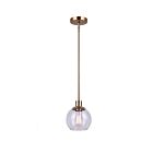 Canarm LANDRY IPL560B01GD 1-Light Gold Rod Pendant