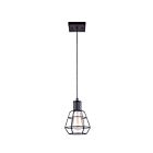 Canarm Ipl702A01Bk Wren 1-Light 100W Matte Black Cord Pendant