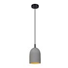 Canarm Jack IPL729B01BK6-GY 1-Light Matte Black 60W Cord Pendant