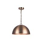 Canarm MAGNOLIA IPL735B01GD 1-Light Gold 60W Bowl Pendant