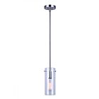 Canarm JONI IPL759A01BN 1-Light Brushed Nickel Rod Pendant