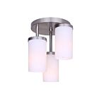 Canarm ISF1234A03BN-FO Britton 180W Brushed Nickel Semi Flush Mount