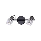 Canarm IT1198A02BKW10 150W Matte Black and Faux Wood Track Light