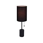 Canarm Flint ITL1164A23BK 1-Light Matte Black 60W Table Lamp