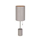 Canarm Flint ITL1164A23GY 1-Light Grey 60W Table Lamp