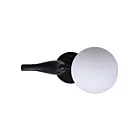 Canarm ITL2128B22BK 1-Light 60W Matte Black Table Lamp