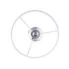 Canarm ITL2137B26BNW 1-Light 100W Brushed Nickel Table Lamp