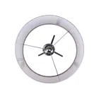 Canarm ITL2144B26BK 1-Light 100W Matte Black Table Lamp