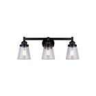 Canarm DECLAN IVL1097A03BK 3 Lights Matte Black 180W Vanity