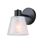 Canarm Luelle IVL1151A01BK 1-Light Matte Black Vanity light