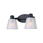Canarm Luelle IVL1151A02BK 2-Lights Matte Black Vanity light