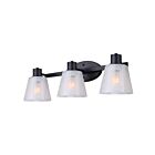 Canarm Luelle IVL1151A03BK 3-Lights Matte Black Vanity light