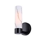 Canarm Kristella IVL1153A01BK 1-Light Matte Black Vanity light