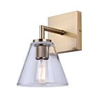 Canarm Berklie IVL1159A01GD 1-Light Gold Vanity light