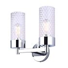 Canarm Eden IVL1168A02CH 2-Lights Chrome Vanity light