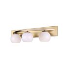 Canarm Monroe IVL1169A03GDP 3-Lights Painted Gold Vanity light