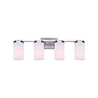 Canarm IVL1234A04BN-FO Britton 4-Lights 400W Brushed Nickel Vanity Light