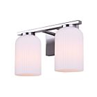 Canarm IVL1241A02BN Bram 2-Lights 60W Brushed Nickel Vanity Light