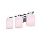 Canarm IVL1241A03BN Bram 3-Lights 60W Brushed Nickel Vanity Light